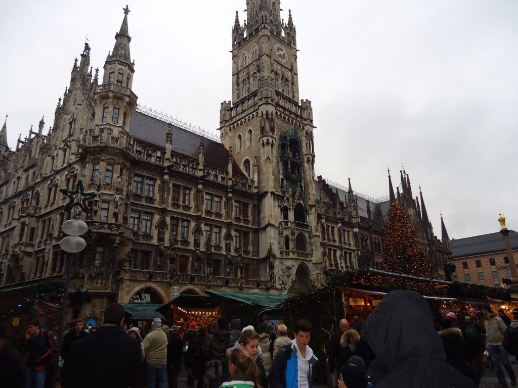 Das Rathaus in Munich.