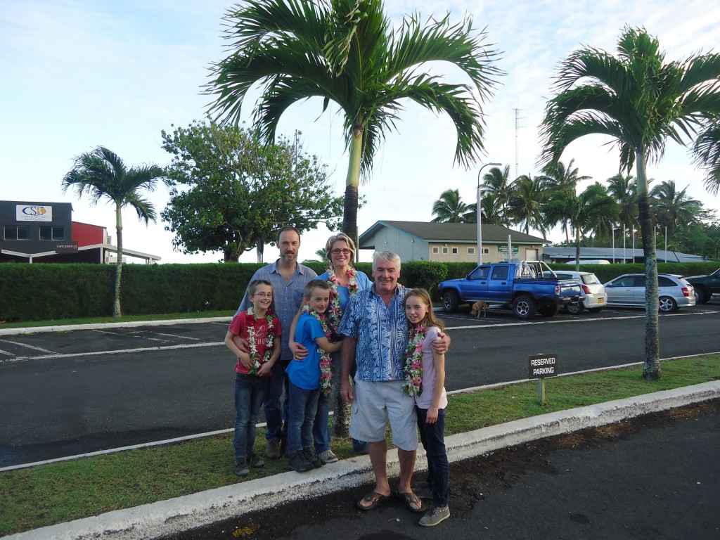 All of us together at the air port.