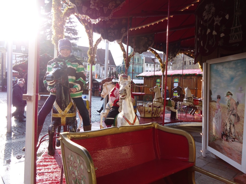 Oh, one is never to old for a merry go round.