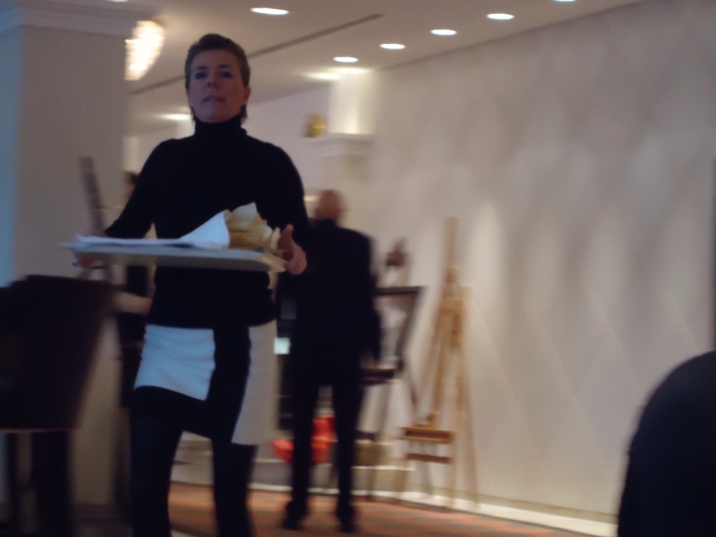 Pat setting up our lunch for us.