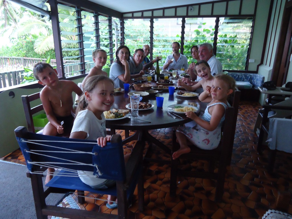 The children had gone slightly potty with hunger.