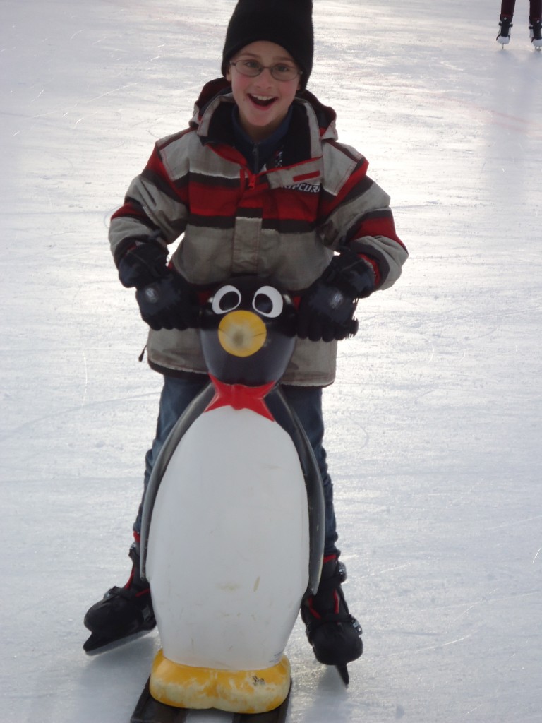 This little figurines were available for beginners to push in front of them.