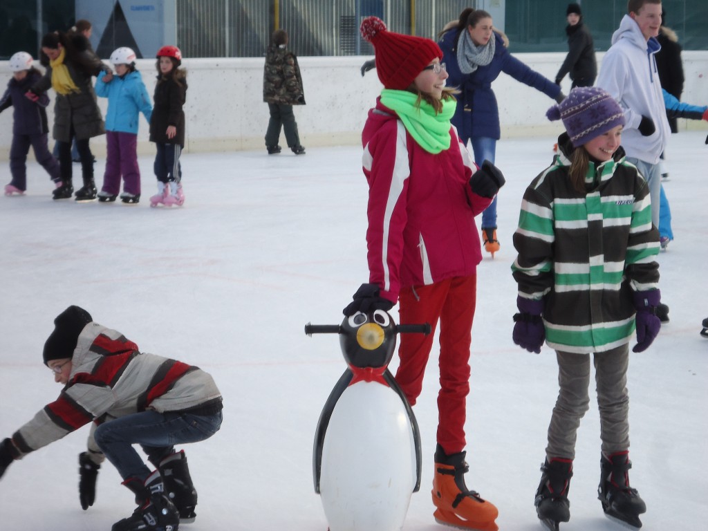 Ben's position is typical for beginners, with bum sticking out in the back.