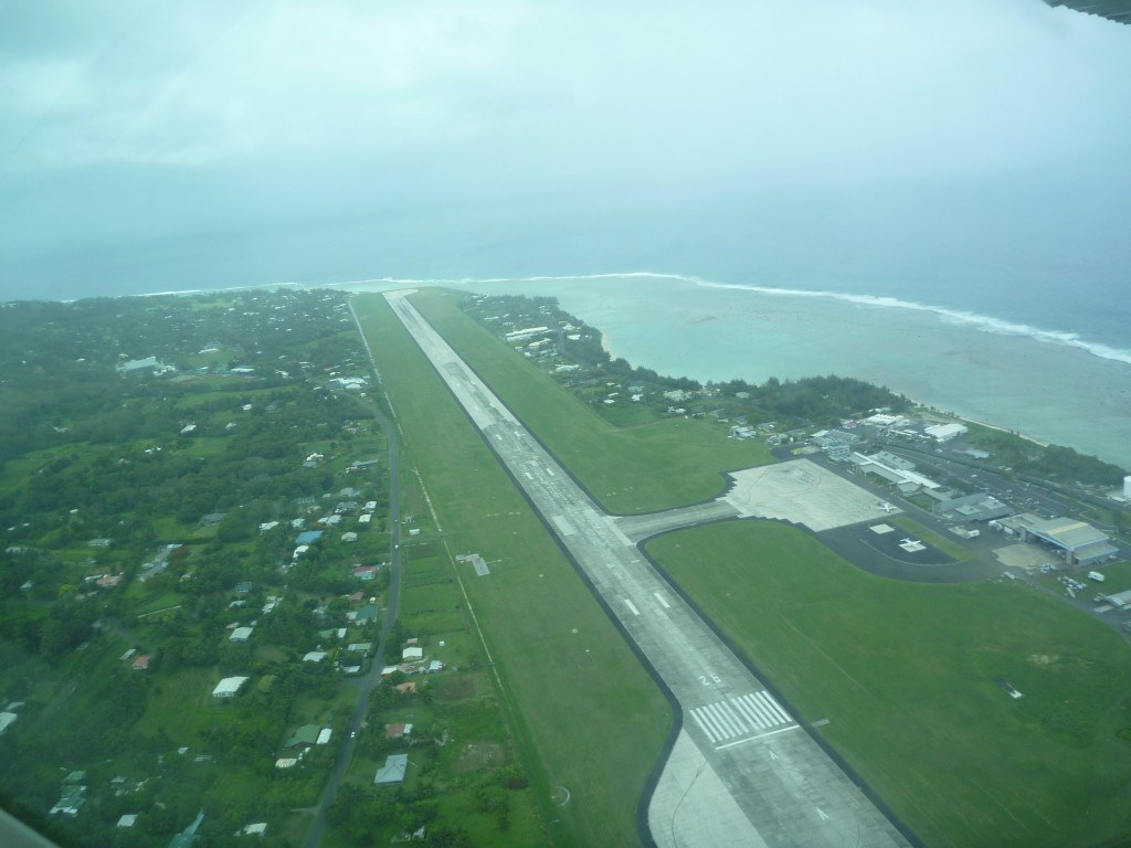 Wow, the run way isn't all that long! I am glad we are in a small plane...